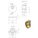 Броненакладка Mottura 94KIT WES BR бронза (18328)