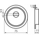 Броненакладка Protect Round (49619)