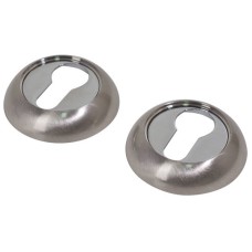 Накладка дверна під ключ Comit CMRY-59 R хром/матовий нікель(33204)