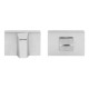 Накладка Tupai 3045 WC хром матовий (47392)