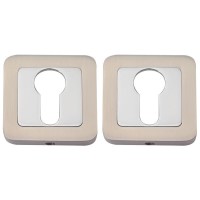 Накладка дверна під ключ RDA Cube, Sens RY-40 хром/матовий нікель(34773)