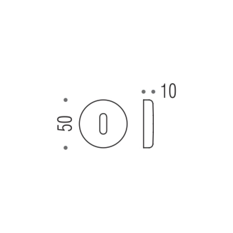 Дверна накладка під проріз Colombo Design CD 1063 хром (Robot, Robodue, Roboquattro) (26376)