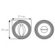 Накладка WC Fimet 269 F101 золото Pave (34247)