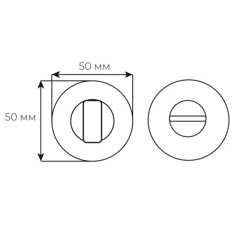 Накладка Comit WC мат чорний вж Sky (роз 6мм)