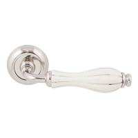 Ручка Fimet 148-231C F21 Lady нікель/слон.кістка/срібна смужка R ф/з (35102)