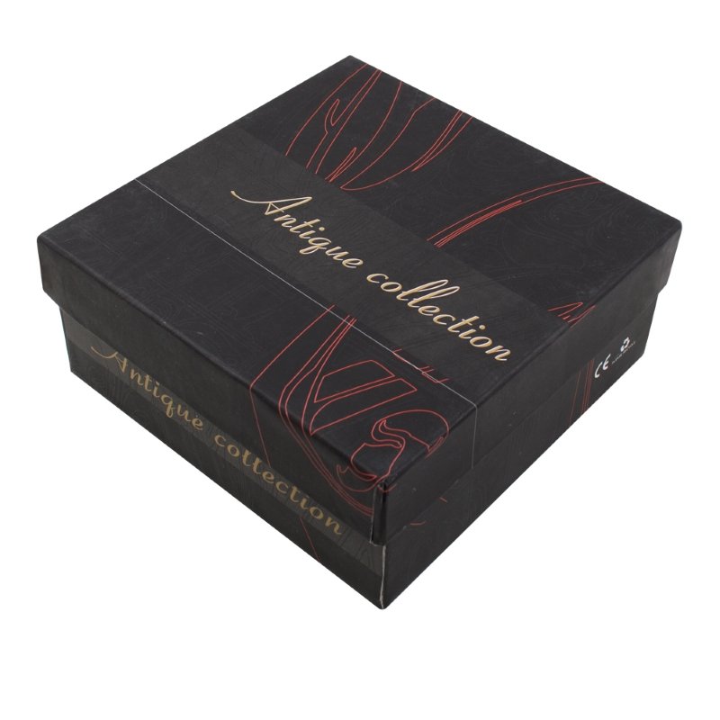 Дверна ручка RDA Antique Collection з накладками-поворотниками бронза антична (5431)