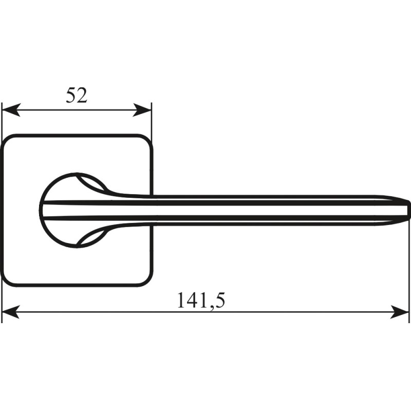 Дверна ручка Colombo Design RoboquattroS ID 51 матовий білий (47058)