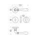 Дверна ручка Colombo Design Ida ID 31 RSB бронза (24622)