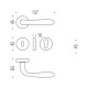 Дверна ручка Colombo Design Robot CD 41 хром 50мм розетта (30345)