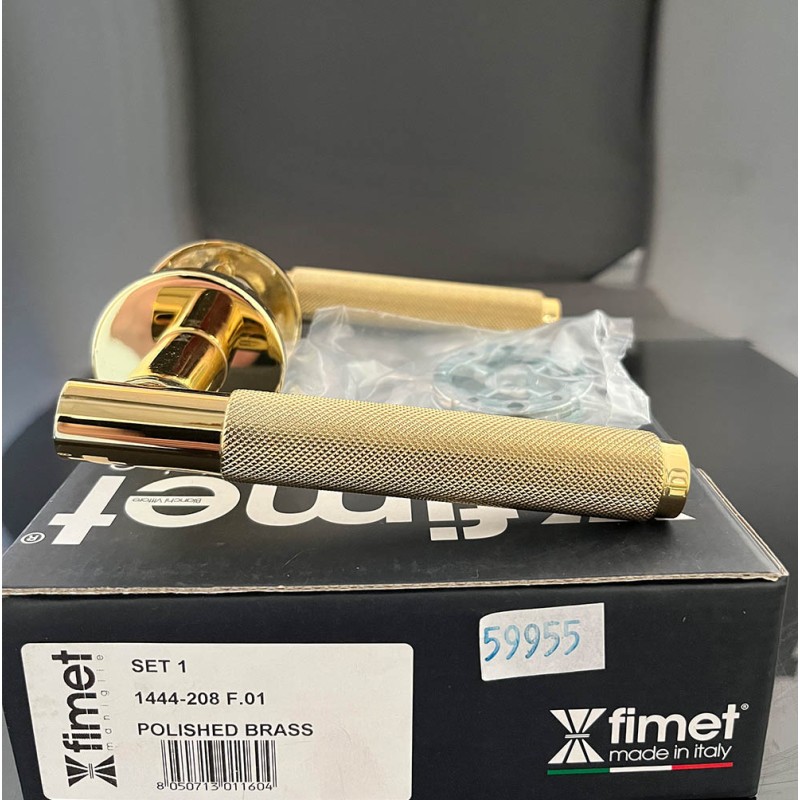 Ручка для розсувних дверей Fimet 3663ar F05 матовий хром комплект (33283)