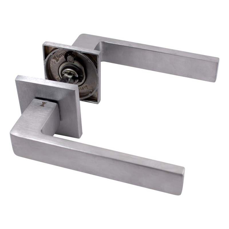 Дверна ручка Fimet 168-213 F05 Ice матовий хром (55383)