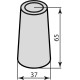 Стопор RDA 36 * 65 * 7 mm сірий (46695)