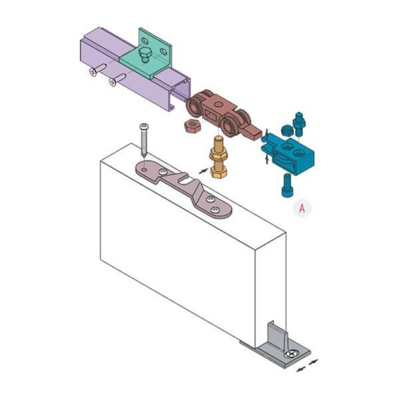 Koblenz 040040/G300E Розсувна система + Направляюча (6770) Koblenz 040040/G300E Розсувна система + Направляюча (6770)