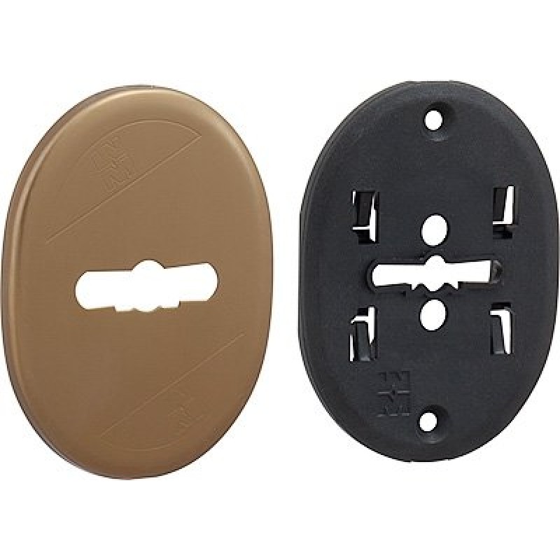 Накладка для замка Mottura 95323 бронза (21447)