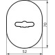 Накладка для замка Mottura 95324 BR бронза (анодування) (24655)