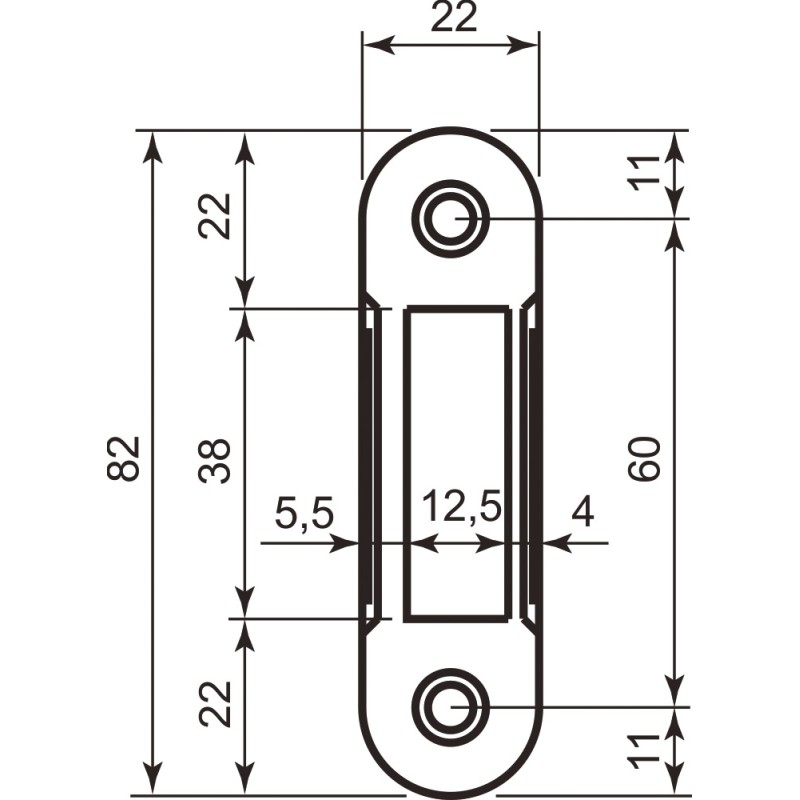 Відповідна планка AGB B010004034 (2641)