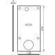 Mottura 94055 марганцева пластина SX (для замка 54.797,54.587) (16053)