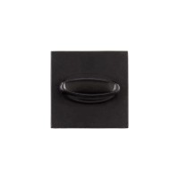 Поворотник до засувки квадратний 52*52мм матовий чорний Поворотник до засувки квадратний 52*52мм матовий чорний