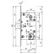 Механізм WC AGB Mediana Polaris B041025003 латунь 96 мм (26286)