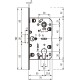 AGB Art. B011035093 Механізм Mediana Evolution під циліндр чорний 85мм (49695)