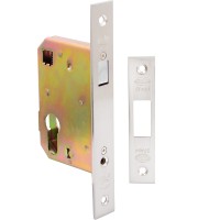 Замок для розсувних дверей Amig MORTICE LOCK 500-50, під циліндр сатинований нікель
