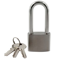 Замок навісний Comit 50 мм відкритий, нержавіюча сталь (амбарний) 3 кл