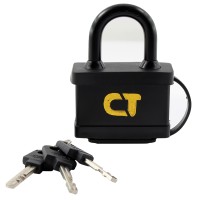 Замок навісний Comit 60 мм відкритий (амбарний) 3 кл чорний 