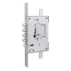 Замок Securemme 2503LCR0328S67 4-ригеля з засувкою під тяги, 5 + 1 ключ, лівий