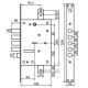 Замок для вхідних дверей 4-х ригеля Mottura 52771DM2854 MATIC (15591)