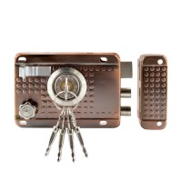 Замок накладний Comit Art.CT0671 2риг,сталь,3кл мідь