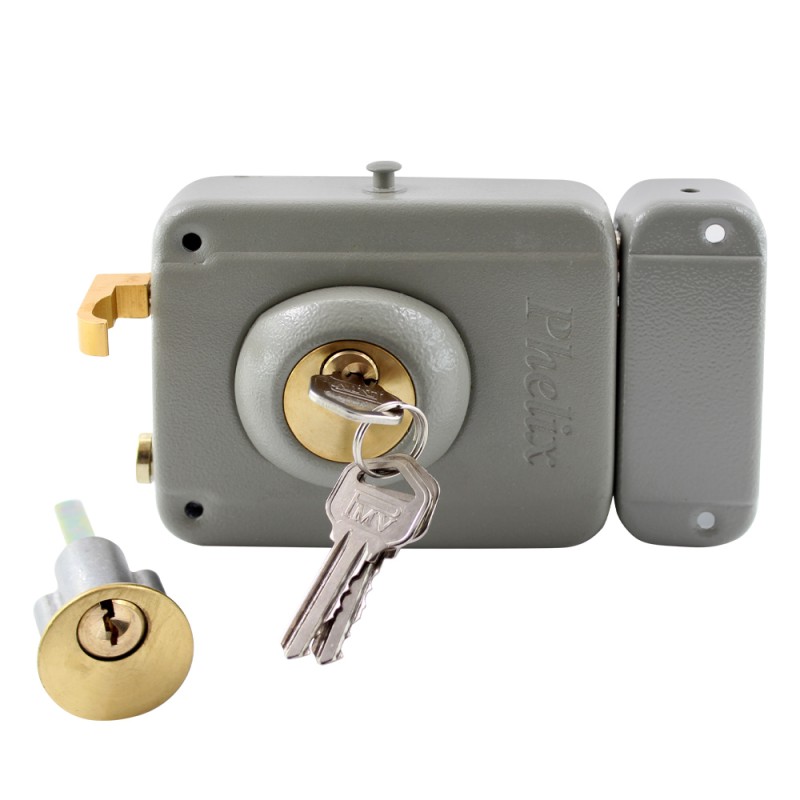 Замок накладний Comit Art.CT0691 2-риг,сталь,3кл