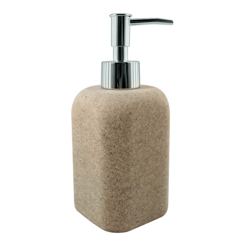 Дозатор Trento Pure Stone, бежевий, полігума, 300 мл