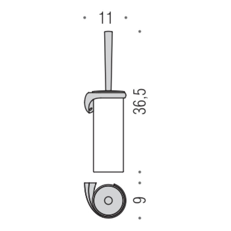 Йоржик для унітазу Colombo Design Link B2407DX (3751)