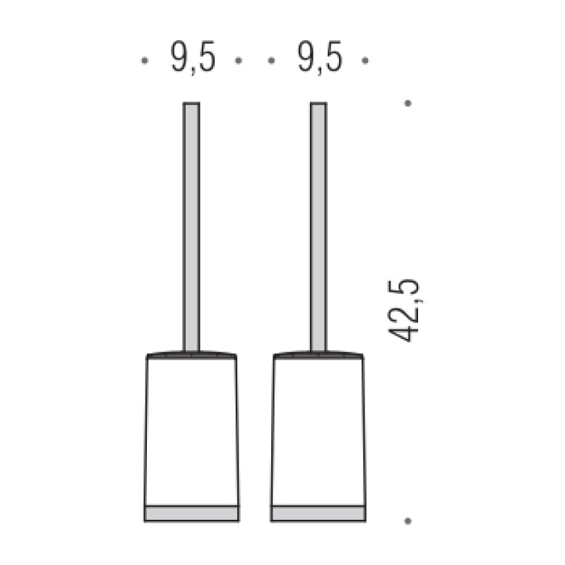 Йоржик для унітазу Colombo Design Time W4207 (5295)
