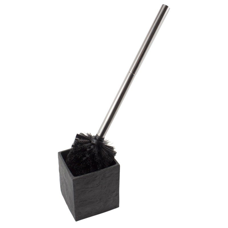Йоржик для унітазу Trento Black Stone (46590)