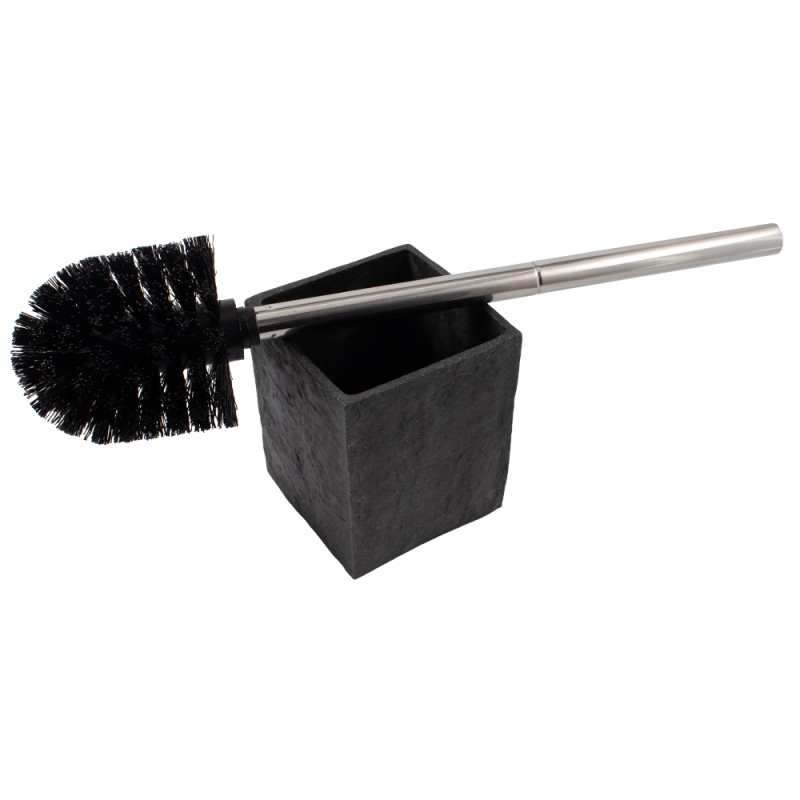 Йоржик для унітазу Trento Black Stone (46590)