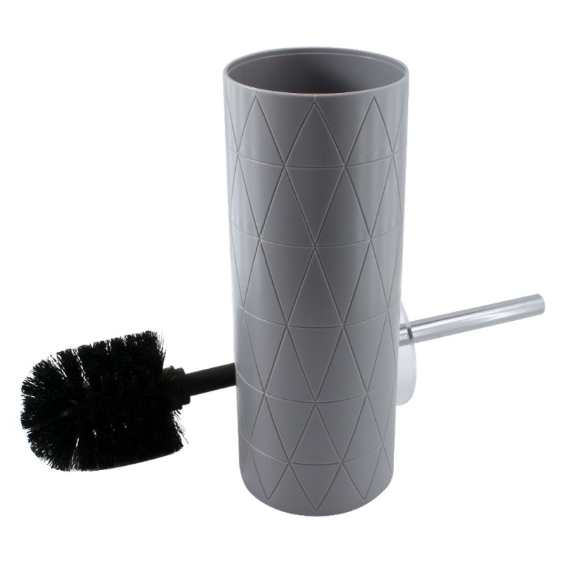 Йоржик для унітазу Trento Piramide Grey