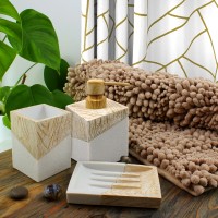 Комплект аксесуарів для ванної кімнати Trento Beigе