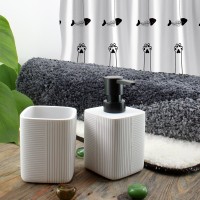 Комплект аксесуарів для ванної кімнати Trento White