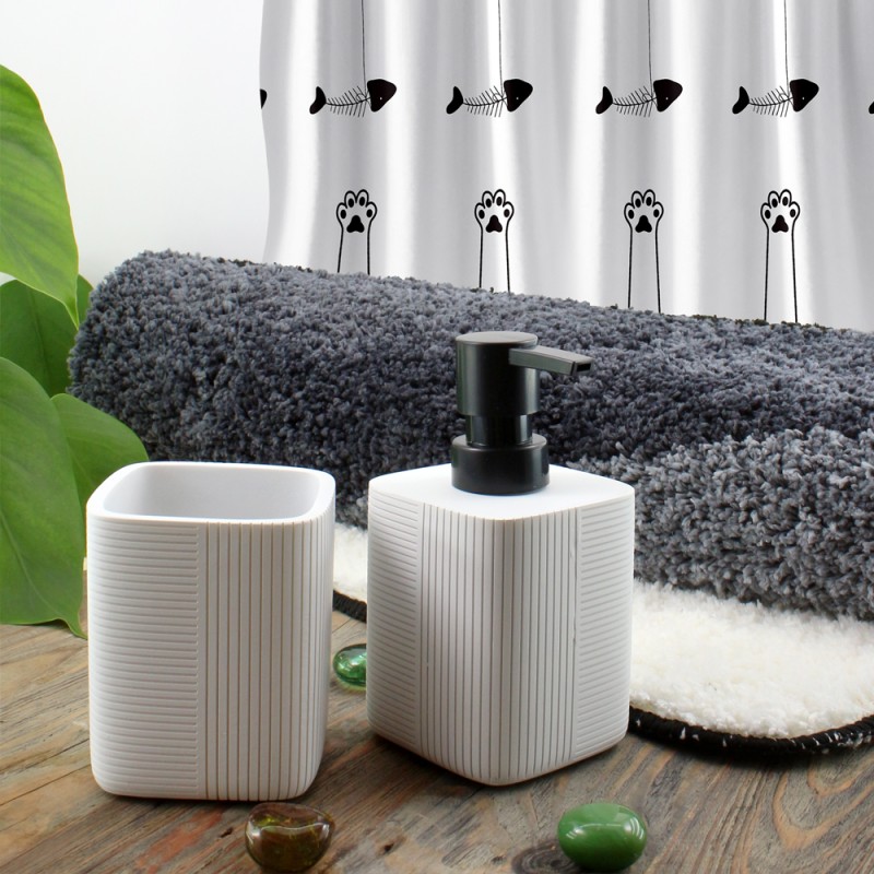 Комплект аксесуарів для ванної кімнати Trento White