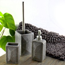 Комплект аксесуарів для ваної кімнати Trento Dark Gray