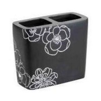 Підставка для зубних щіток Trento Crystal Nero (25008)