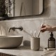 Склянка Trento Alvenia, бежевий, 7.5*7.5*9.6 см, полірезин