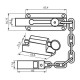 Ланцюжок дверна RDA хром