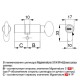 Циліндр Mgserrature 31/41P = 72mm кл/ручка латунь 5 ключів
