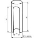Ковпачок для дверної петлі STV 14 CP хром (нейлон)