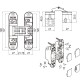 Петля дверна Koblenz Kubica K2700 OR DXSX золото