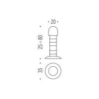 Стопор Colombo Design CD412 бронза