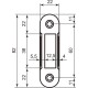 AGB Art. B014029622 Відповідна планка Polaris Easy-Fix 1,2 мм антична бронза