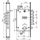 Замок Comit CM-21356 (двосистемний)